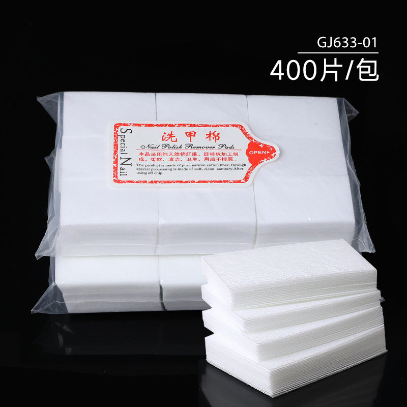 Wholesale Hard nail polish remover cotton, no lint, nail polish remover, nail polish remover, nail salon specific nail cleaning sheet, scrubbing cotton sheet